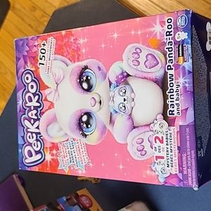 Peek-a-roo rainbow panda roo and baby